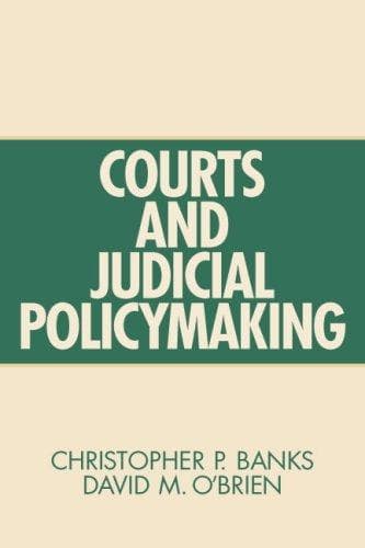 Tapa de Courts and Judicial Policymaking