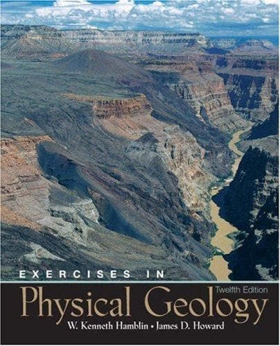 Tapa de Exercises in physical geology