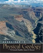 Tapa de Exercises in physical geology