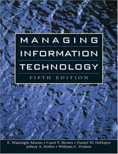 Tapa de Managing information technology
