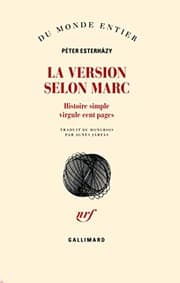 Tapa de La Version selon Marc