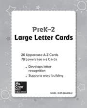 Tapa de World of Wonders Grades K - 2 Large Letter Cards