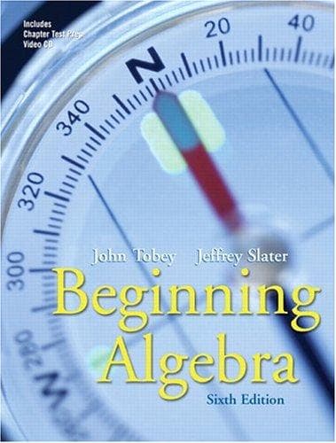 Tapa de Beginning algebra.