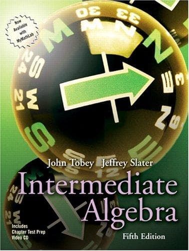 Tapa de Intermediate algebra