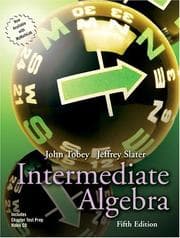 Tapa de Intermediate algebra