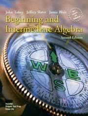 Tapa de Beginning and intermediate algebra