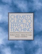 Tapa de Chemists' guide to effective teaching