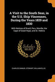 Tapa de A Visit to the South Seas, in the U.S. Ship Vincennes, During the Years 1829 and 1830