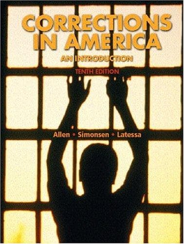 Tapa de Corrections in America and Student Resource CD Package