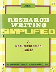 Tapa de Research Writg Simplfd & Mycomplab S/A/Card