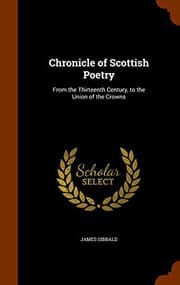 Tapa de Chronicle of Scottish Poetry