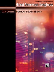 Tapa de Dan Coates Popular Piano Library -- Great American Songbook