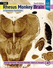 Tapa de The Rhesus Monkey Brain in Stereotaxic Coordinates