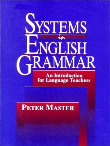 Tapa de Systems in English grammar