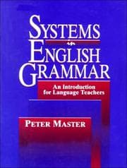 Tapa de Systems in English grammar