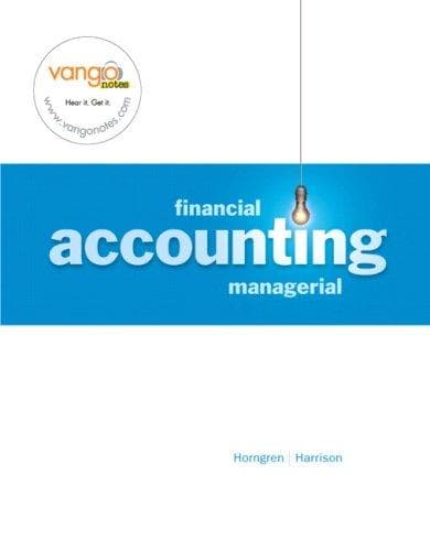 Tapa de Financial/Managerial Accounting
