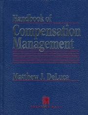 Tapa de Handbook of compensation management
