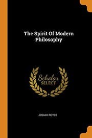 Tapa de The Spirit of Modern Philosophy