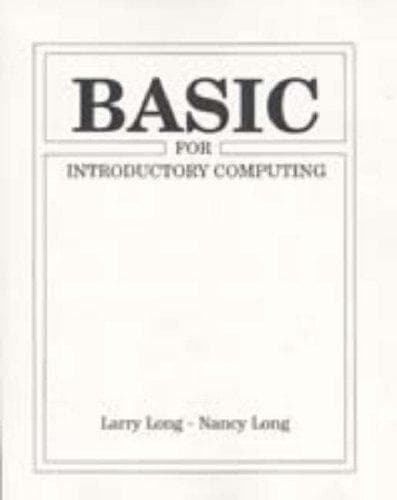 Tapa de BASIC for introductory computing