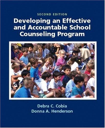 Tapa de Developing an effective and accountable school counseling program