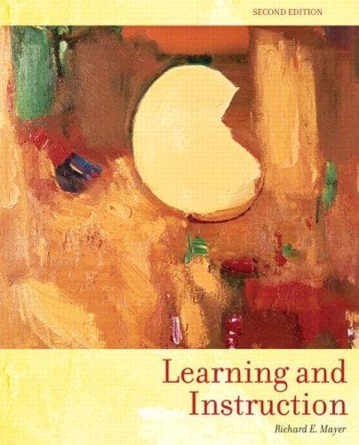Tapa de Learning and Instruction (2nd Edition)