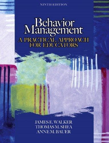 Tapa de Behavior Management