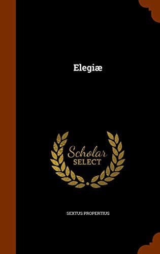 Tapa de Elegiæ