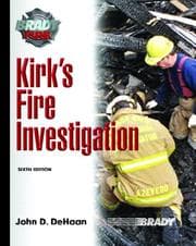 Tapa de Kirk's Fire Investigation (6th Edition) (Brady Fire)