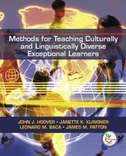 Tapa de Methods for Teaching  Culturally and Linguistically Diverse Exceptional Learners