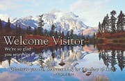Tapa de Welcome Visitor Postcard