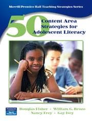 Tapa de 50 content area strategies for adolescent literacy