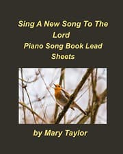 Tapa de Sing A New Song Piano Song Book Lead Sheets