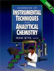 Tapa de Handbook of instrumental techniques for analytical chemistry