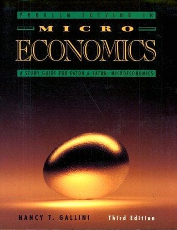 Tapa de Problem Solving in Microeconomics