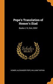 Tapa de Pope's Translation of Homer's Iliad