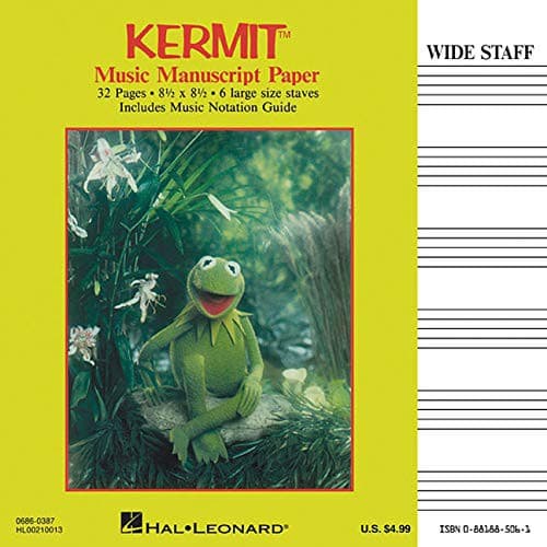 Tapa de Kermit Manuscript Paper