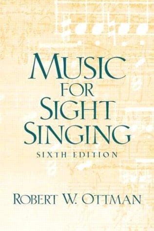 Tapa de Music for Sightsinging