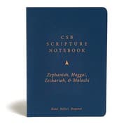 Tapa de CSB Scripture Notebook, Zephaniah, Haggai, Zechariah, Malachi