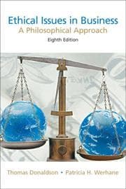 Tapa de Ethical issues in business