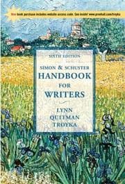 Tapa de Simon & Schuster Handbook with E-book and 2003 MLA Update