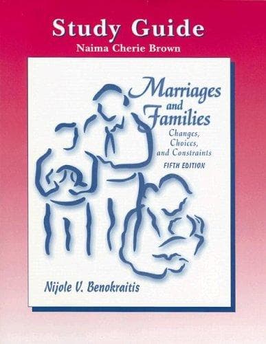 Tapa de Study Guide for Marraige and Families
