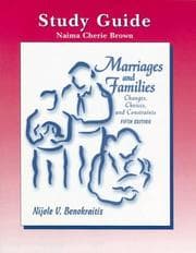 Tapa de Study Guide for Marraige and Families