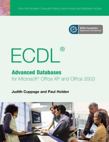 Tapa de ECDL Advanced Databases for Microsoft Office XP And Office 2003