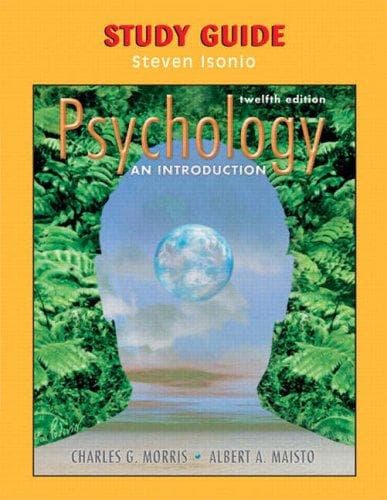 Tapa de Study Guide to Psychology