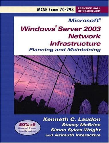 Tapa de Planning and maintaining a Microsoft Windows Server 2003 network infrastructure