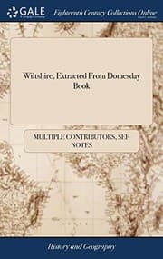 Tapa de Wiltshire, Extracted from Domesday Book