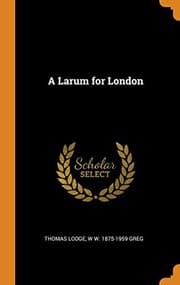 Tapa de A Larum for London