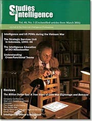 Tapa de Studies in Intelligence