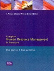 Tapa de European human resource management in transition