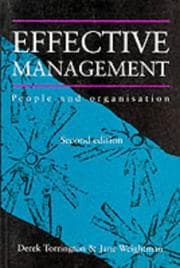 Tapa de Effective management
